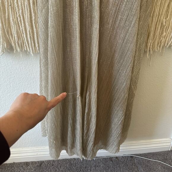 PatBo Lurex Draped Maxi Dress - Picture 7 of 10